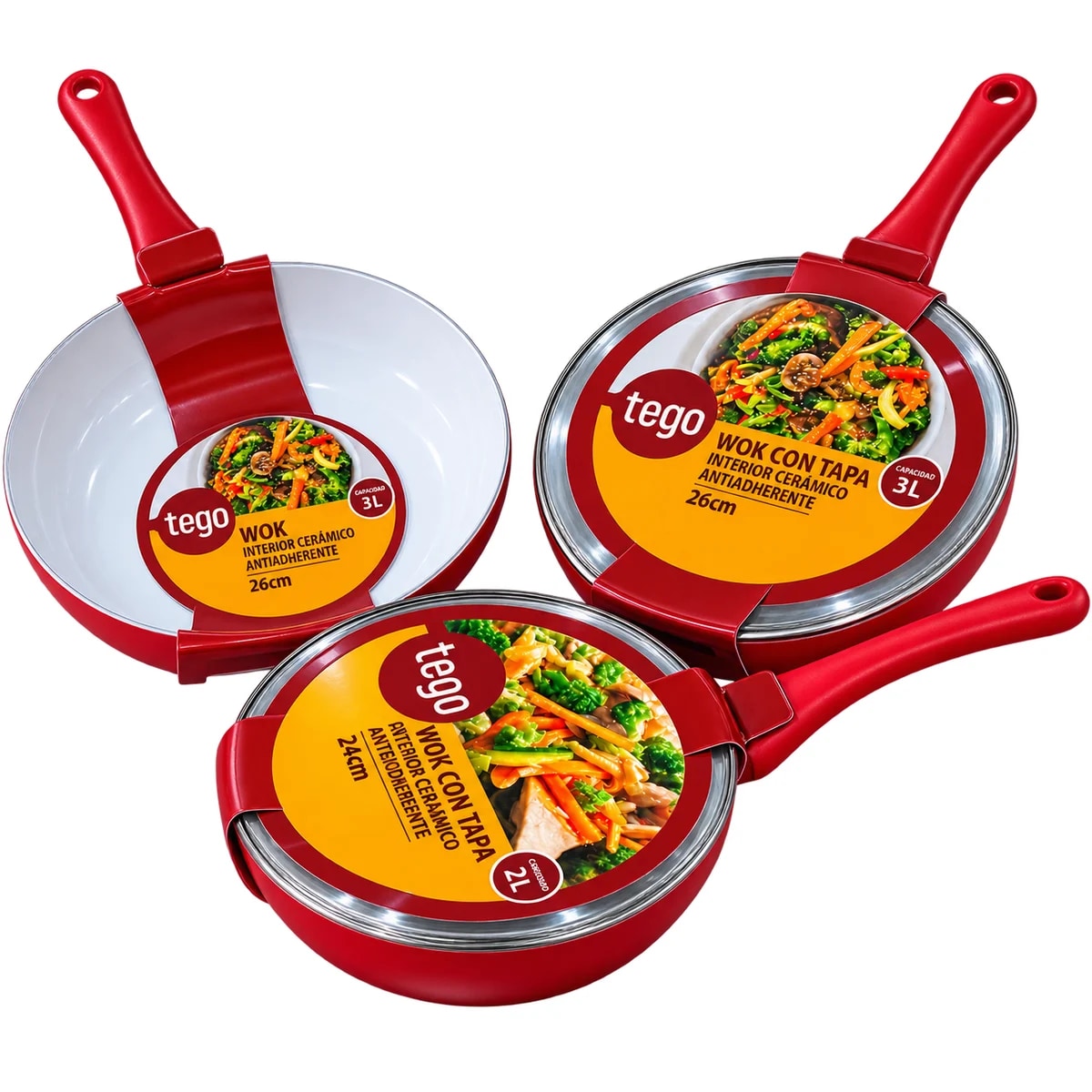 Set Wok x3 piezas - 1