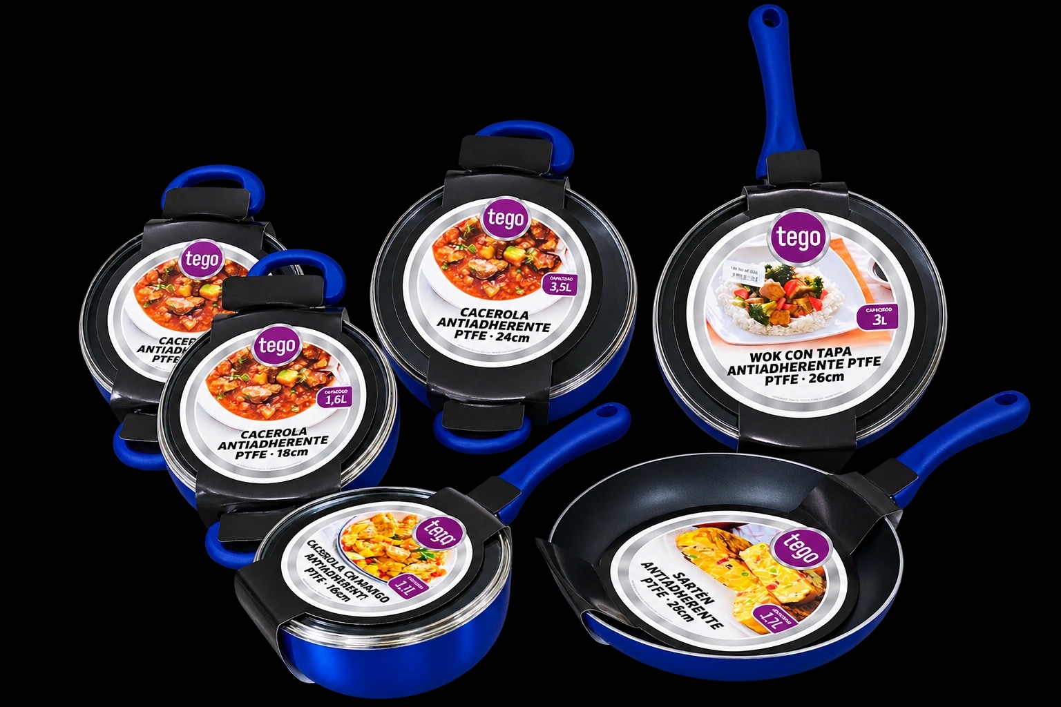 Set cocina Tego x6 piezas - 1
