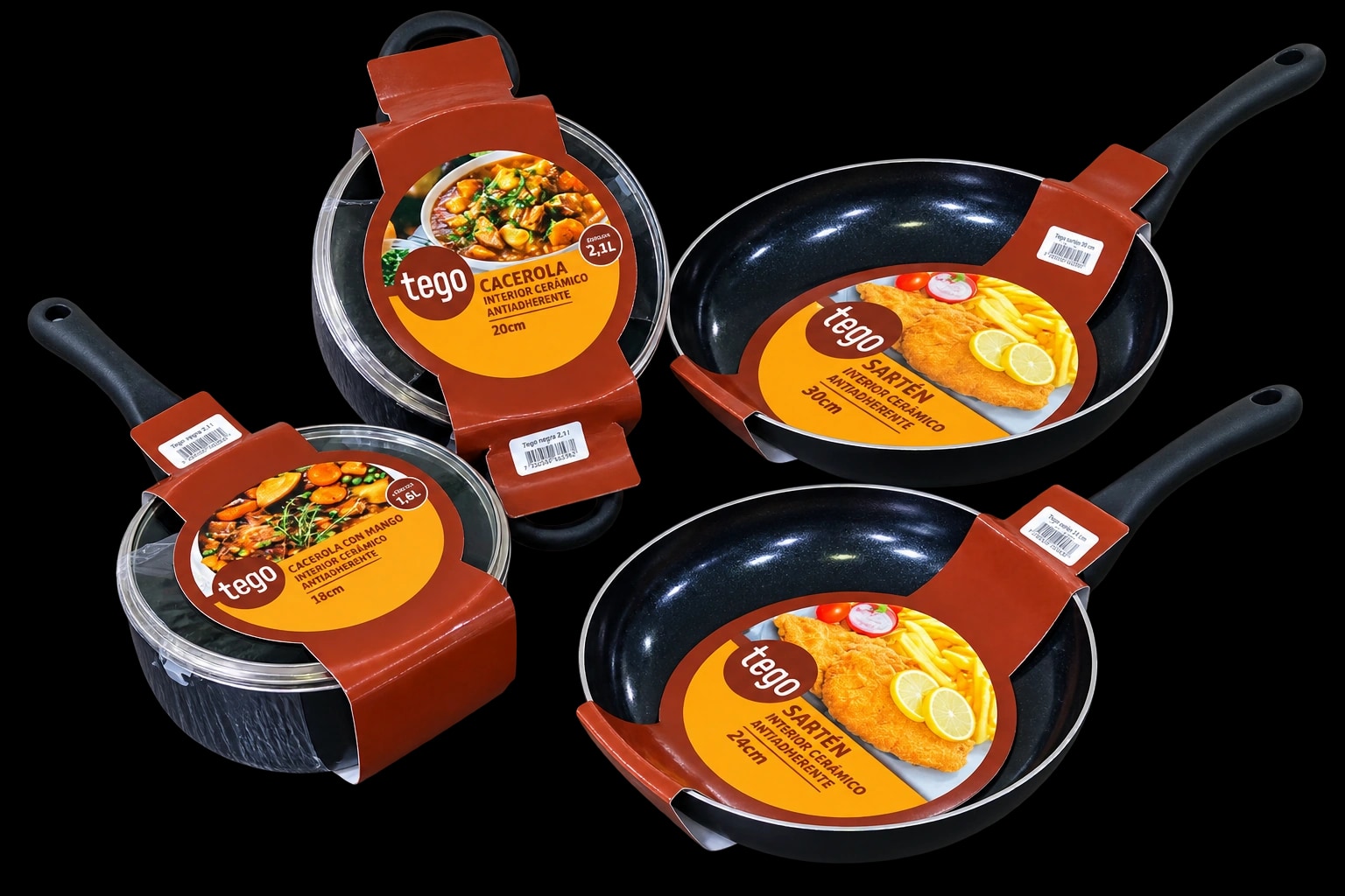Set Tego cocina x4 piezas - 1